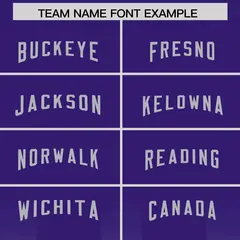 Purple Gray Vertical Gradient Stripe Team Football Jersey 3