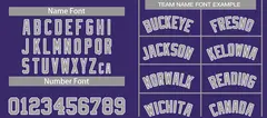 Purple Gray-White Bull Classic Sets Curved Basketball Jersey 4