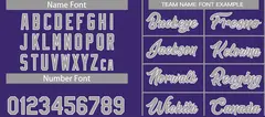Purple Gray-White Classic Heal Sports Basketball Jersey 4