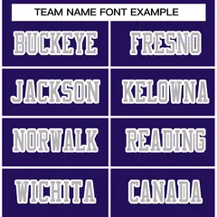 Purple Gray-White Classic Style Authentic Football Jersey 3