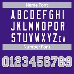Purple Gray-White Classic Style Hockey Jersey 4