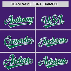 Purple Kelly Green Two-Tone Varsity Letterman Bomber Jacket 3