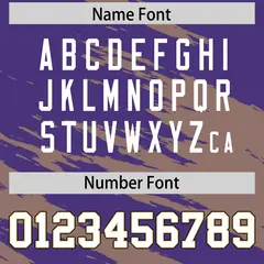 Purple Khaki Scratch Pattern Authentic Football Jersey 4