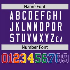 Purple LGBT Rainbow Pride Month Baseball Jersey 4
