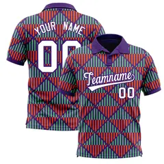 Purple Lingge Sunshine Polo Shirt