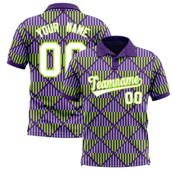 Purple Lingge Sunshine Polo Shirt