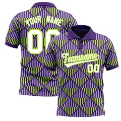 Purple Lingge Sunshine Polo Shirt