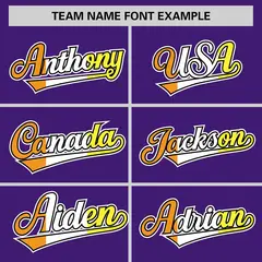 Purple Maverique Pride Month Baseball Jersey 3