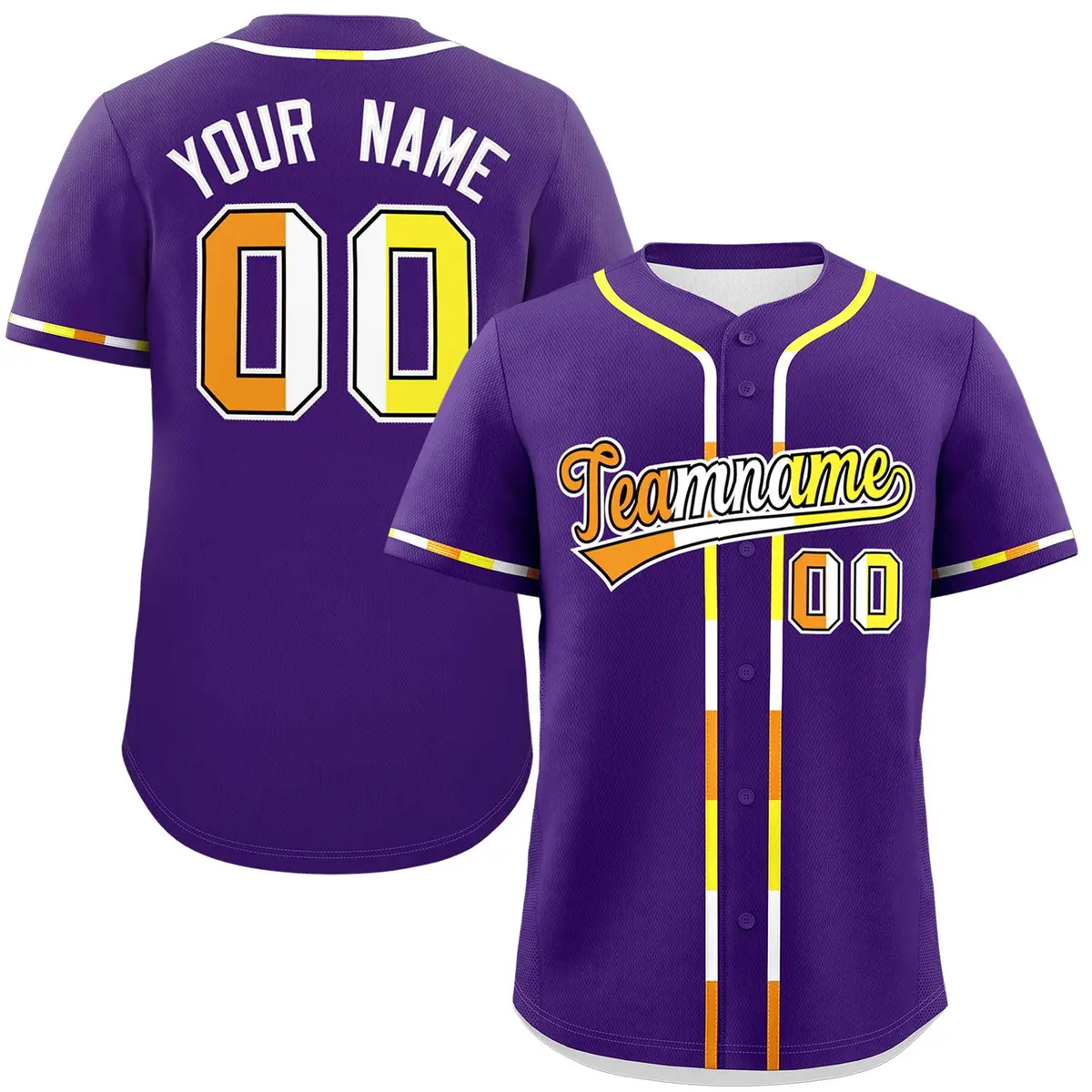 Purple Maverique Pride Month Baseball Jersey