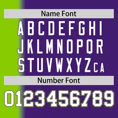 Purple Neon Green Pinstripe Gradient Baseball Jersey 4