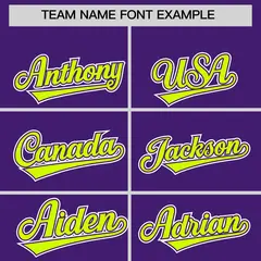 Purple Neon Green Raglan Varsity Full-Snap Letterman Jacket Hoodie 5