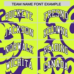 Purple Neon Green White Halloween Bats Pumpkins Ghost Letterman Jacket 3