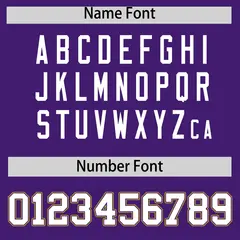 Purple Old Gold Flame Outline Side Pattern Baseball Jersey 4
