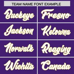 Purple Old Gold Star Pattern Raglan Sleeves Football Jersey 3