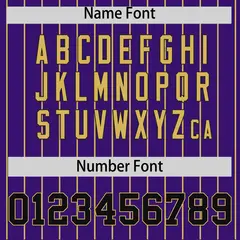 Purple Old Gold Stripe Raglan Sleeves Baseball Jersey 4