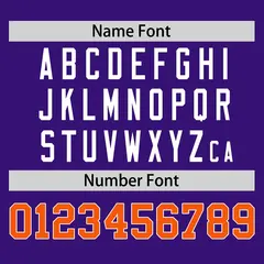 Purple Orange Color Block Varsity Full-Snap Letterman Jacket 4