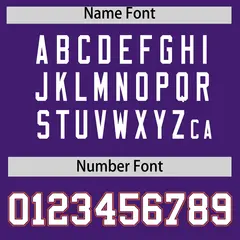 Purple Orange Flame Outline Side Pattern Baseball Jersey 4