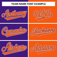 Purple Orange-Purple Two Tone Split Varsity Full-Snap Letterman Jacket 5