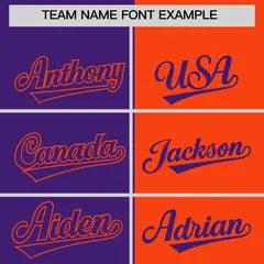 Purple Orange Split Coconut Tree Design Baseball Jersey 3
