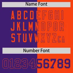 Purple Orange Split Coconut Tree Design Baseball Jersey 4