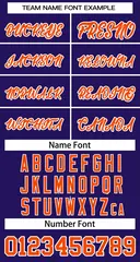 Purple Orange-White Classic Basketball Jersey 3