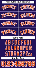 Purple Orange-White Classic Basketball Jersey 2