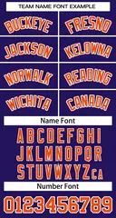 Purple Orange-White Classic Basketball Jersey 2