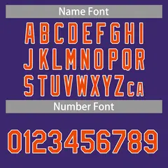 Purple Orange-White Classic Casual Basketball Jersey 4