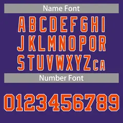 Purple Orange-White Classic Casual Basketball Jersey 4