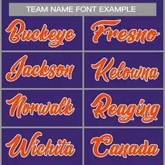 Purple Orange-White Classic Casual Basketball Jersey 3