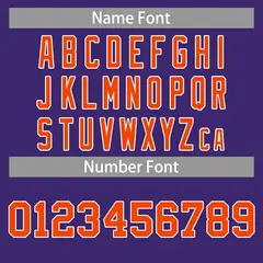 Purple Orange-White Classic Casual Basketball Jersey 4