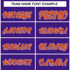 Purple Orange-White Classic Waterproof Jacket 3