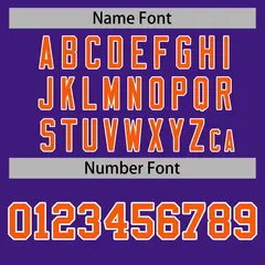Purple Orange-White Raglan Sleeves Varsity Full-Snap Letterman Jacket 6