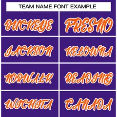 Purple Orange-White Raglan Sleeves Waterproof Jacket 3