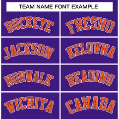 Purple Orange-White Raglan Sleeves Waterproof Jacket 3