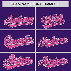 Purple Pink-Cream Raglan Sleeves Camo Varsity Full-Snap Letterman Jacket 5