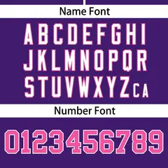 Purple Pink Flame Graffiti Authentic Baseball Jersey 4