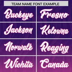 Purple Pink Gradient Authentic Outdoor Football Jersey 3