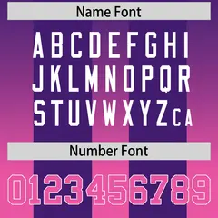 Purple Pink Gradient Vertical Stripe Team Football Jersey 4