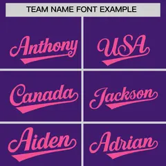 Purple Pink Graffiti Wind Mark Baseball Jersey 3