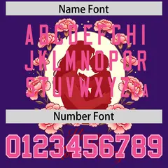 Purple Pink Mother's Day Baseball Jersey 4