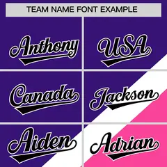Purple Pink Raglan Full-Snap Letterman Baseball Jacket 3