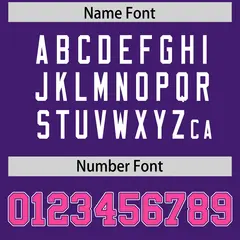 Purple Pink Raglan Sleeves Authentic Football Jersey 4