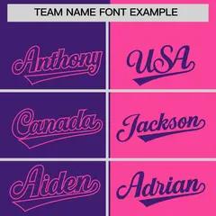 Purple Pink Split Coconut Tree Design Baseball Jersey 3