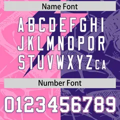 Purple Pink Split Lightning Pattern Football Jersey 4