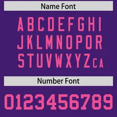 Purple Pink Square Neckline Football Jersey 4