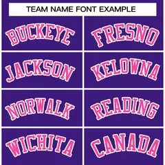 Purple Pink-White Classic Varsity Full-Snap Letterman Jacket 3