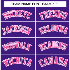 Purple Pink-White Classic Varsity Full-Snap Letterman Jacket 5