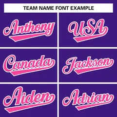 Purple Pink-White Classic Varsity Full-Snap Letterman Jacket 5
