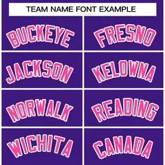 Purple Pink-White Classic Varsity Full-Snap Letterman Jacket 5